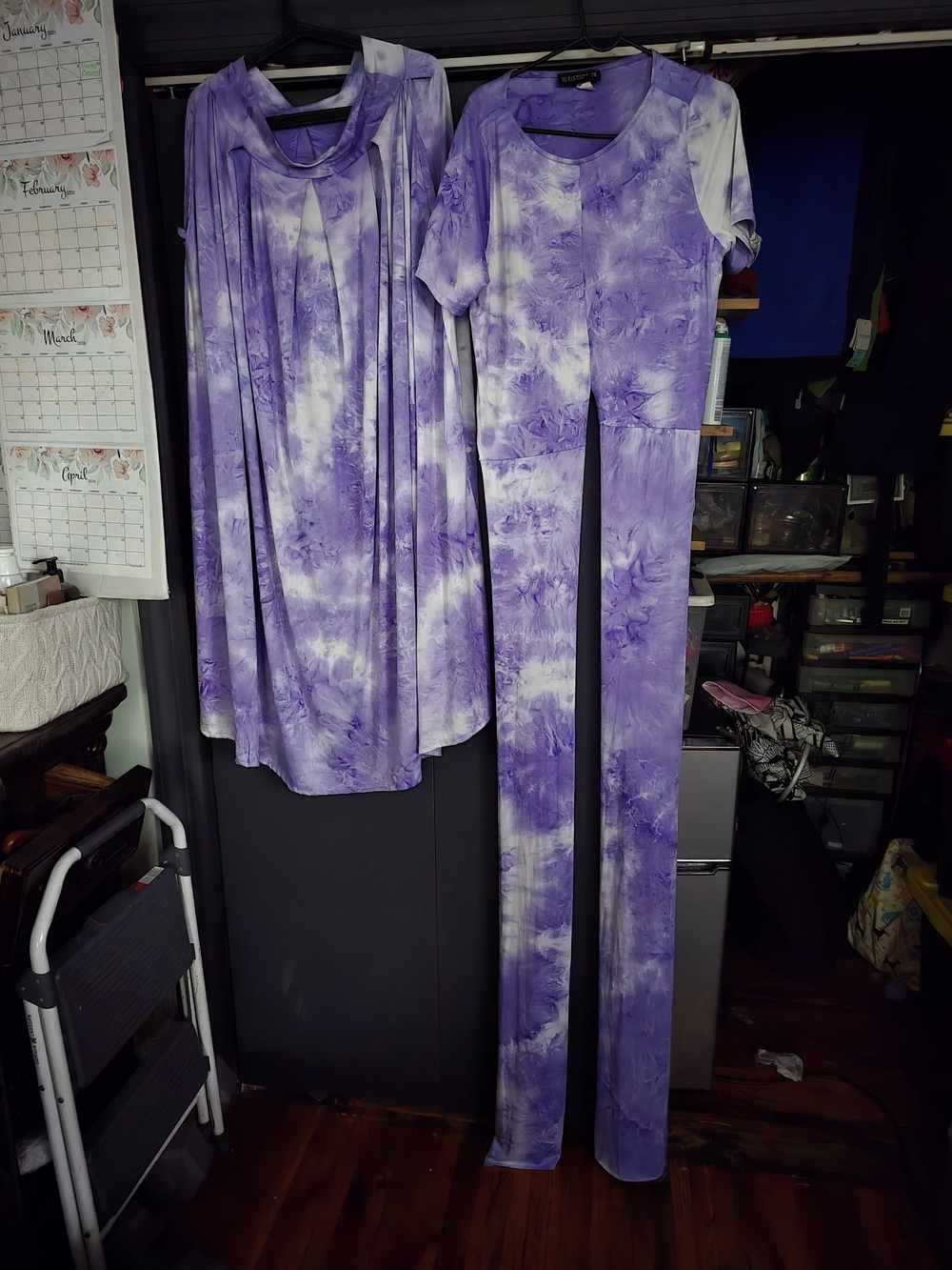 ELEVEN 5 Lavender Tie-Dye Top - 1X